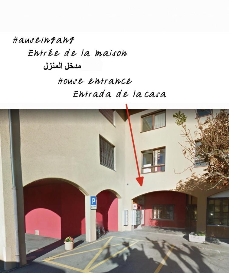 Ferienwohnung Studio Bahnhof Spiez Exterior foto